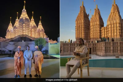 Ola CEO Bhavish Aggarwal Reflects on His Visit to Abu Dhabi’s BAPS Hindu Temple