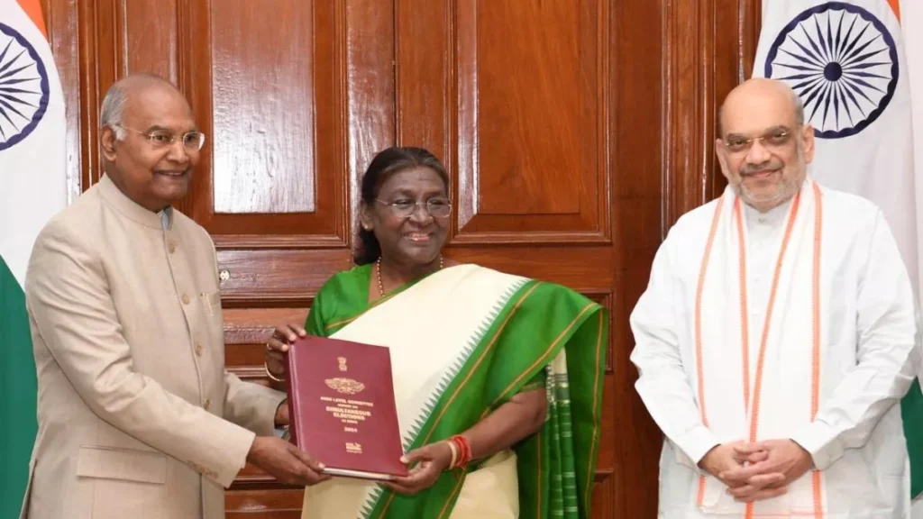 "One Nation, One Election" Report Presented to President Murmu