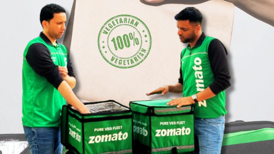 Zomato's 'Pure Veg' Fleet Sparks Debate: A Look into the Controversy and ResolutionZomato's 'Pure Veg' Fleet Sparks Debate: A Look into the Controversy and Resolution