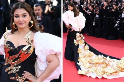 Aishwarya Rai Bachchan Walks the Red Carpet at Cannes, Slays in Black and Gold