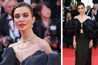 Cannes 2024: Amy Jackson Steals Spotlight in Exquisite Black Gown by Princess Sirivannavari, Aces Dramatic Eyes