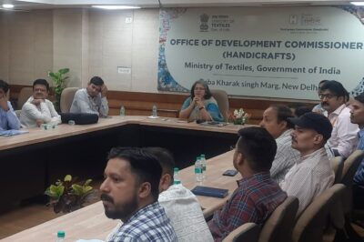 Enhancing Artisan Support: Handicrafts Bhawan Review Meeting