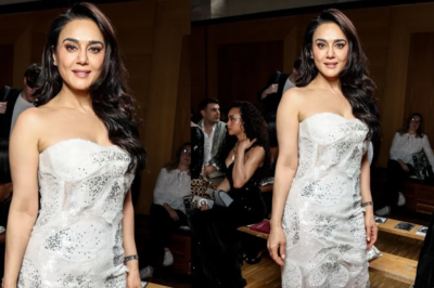Preity Zinta Dazzles at Paris Fashion Week: A Front-row Spectacle at Rahul Mishra’s Show