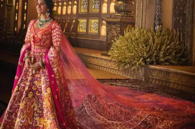 The Making of Radhika Merchant’s Hand-Painted Lehenga for Her ‘Aashirwad’ Ceremony with Anant Ambani