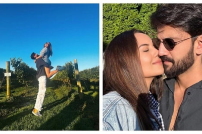 Sonakshi Sinha Shares Romantic Photos with Zaheer Iqbal from New York; Manisha Koirala Reacts