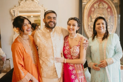 Priyanka Chopra Dazzles at Brother’s Engagement in Luxurious Orange Kurta Set – Here’s How Much It Costs