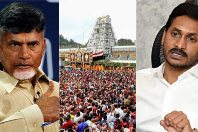 Faith and Politics Clash: Naidu vs. Jagan Reddy Over Tirupati Temple Declaration