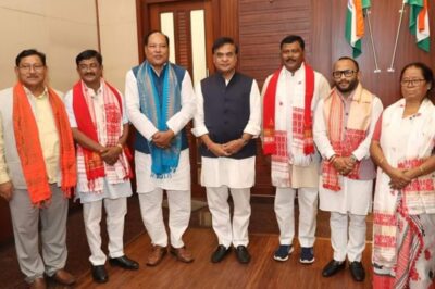 Assam CM Himanta Biswa Sarma Welcomes 5 Newly Elected MLAs; BJP Majority Rises to 64