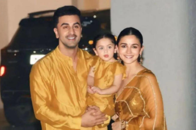 Alia Bhatt, Ranbir Kapoor, and Baby Raha Shine in Gold for a Cozy Diwali at Their New Home