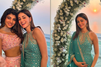 Ananya Panday Sets the Tone for Wedding Season in Her Mom’s 21-Year-Old Rohit Bal Suit