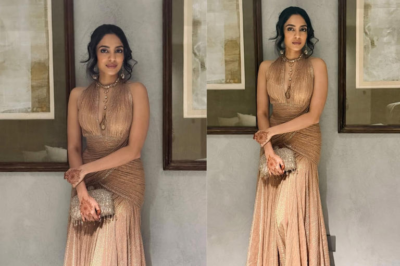 Sobhita Dhulipala’s Golden Glamour: A Cocktail Hour to Remember