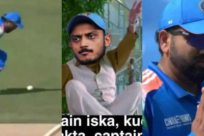 Rohit Sharma Drops Axar Patel’s Hat-Trick Chance, Internet Explodes with Memes