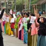 Manipur Protests: Offices Locked Over Bus Sign Row