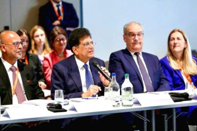 Piyush Goyal Co-Chairs MEM Industry Roundtable in Switzerland; MoU Signed