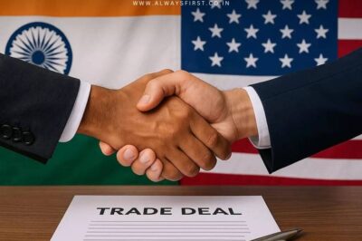 US President Donald Trump and Indian officials discuss trade deal negotiations in Washington