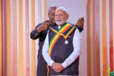 Modi Receives Ghana’s Top Honour, Cements Global Recognition with 24 International Awards