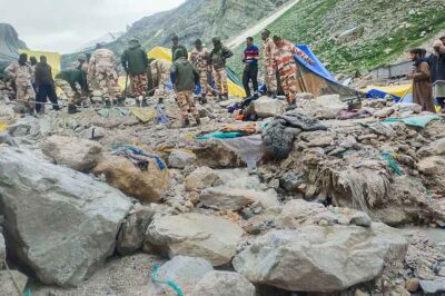 Over 40,000 Pilgrims Embrace Amarnath Yatra Amidst Torrential Rains
