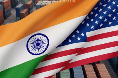 US-India trade relations discussion with political figures in a meeting room
