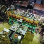 Russian plasma engine prototype inside a vacuum chamber for space simulation.