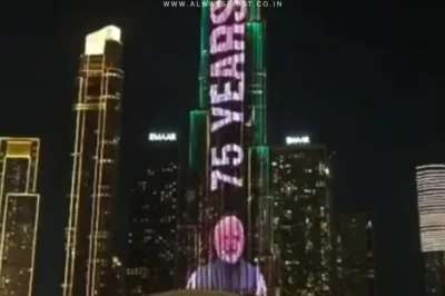 Dubai’s Burj Khalifa Illuminates with Tribute to PM Modi: Watch Stunning Visuals