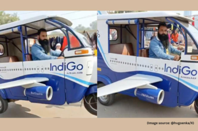 IndiGo Flight Chaos Sparks Viral Meme: Auto-Rickshaw in Airline Livery Sends Internet into a Frenzy
