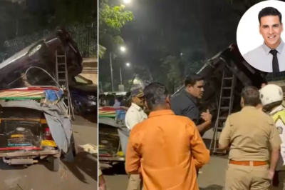 Bollywood Star Akshay Kumar’s Convoy Caught in Road Collision, Driver Held for Rash Driving