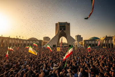 Historic Truce: Tehran Erupts in Celebration Following Iran-US Ceasefire Agreement
