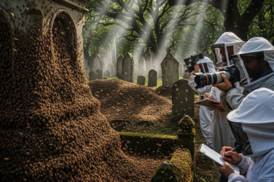 Massive honeybee colony discovery New York cemetery science news