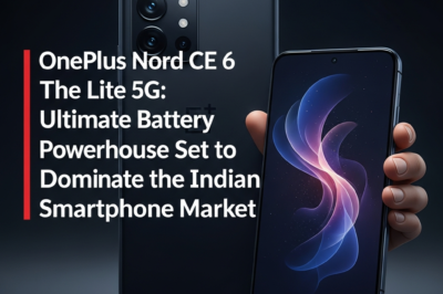 OnePlus Nord CE 6 Lite 5G: The Ultimate Battery Powerhouse Set to Dominate the Indian Budget Smartphone Market