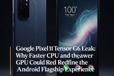 Google Pixel 11 Tensor G6 Leak: Why Faster CPU and Weaker GPU Could Redefine the Android Flagship Experience