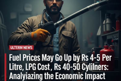 Fuel Prices May Go Up by Rs 4-5 Per Litre, LPG Cost by Rs 40-50 Per Cylinder: Analyzing the Economic Impact on Indian Households