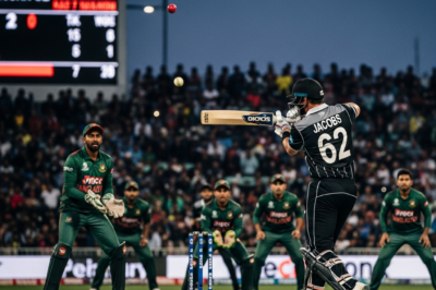 Jacobs’ Blazing 62* Counters Shoriful’s Three-For as New Zealand Levels Series in High-Octane T20 Encounter