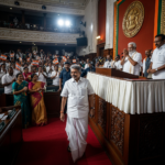CM-designate Vijay swearing-in ceremony Tamil Nadu government formation Chennai Raj Bhavan government formation