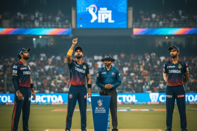 RCB vs KKR LIVE Score, IPL 2026: Royal Challengers Bengaluru Wins Toss, Elects to Bowl First