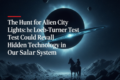 The Hunt for Alien City Lights: How the Loeb-Turner Test Could Reveal Hidden Technology in Our Solar System