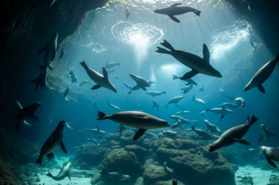 Secret Sanctuary: Rare Seals Retreat to Hidden ‘Bubble Caves’ to Escape Tourist Crowds