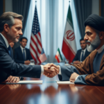 US and Iran diplomatic officials negotiating a peace deal to end the Iran-Israel war
