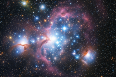 Hubble’s Majestic Canvas: Decoding the 10,000 Stars of the Large Magellanic Cloud Portrait