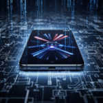 Leaked OnePlus 16 design showcasing the large camera sensor and sleek metallic finish