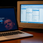 Comparison of Microsoft Outlook Classic and New Outlook interfaces showing loading lag and performance differences