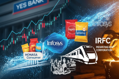 Stock market chart analysis for YES Bank Infosys Wipro Tata Power and IRFC June 24 news
