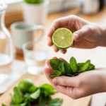 Infographic showing healthy habits like smaller meals and left-side sleeping to prevent acid reflux naturally reduce acid reflux and heartburn.