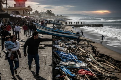 Massive 7.4 Magnitude Earthquake Strikes Mexican Coast: Tsunami Warnings Spark Panic and Urgent Evacuations