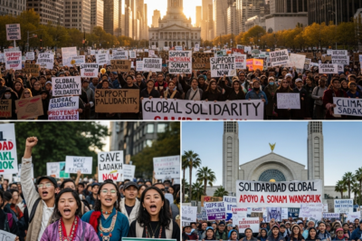 Global Solidarity: Protests in New York and San Jose Rally Behind Sonam Wangchuk’s Ladakh Mission