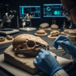 3D digital reconstruction of a 100-million-year-old snake fossil brain scan