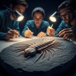Micro-CT reconstruction of a 518-million-year-old Cambrian megacheiran fossil showing the ancestral great appendage linked to spider fangs.