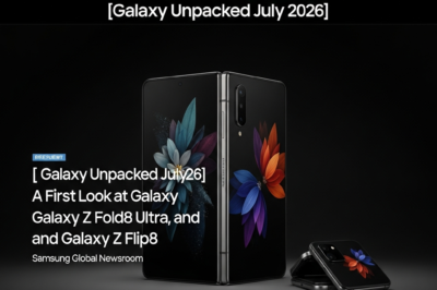 [Galaxy Unpacked July 2026] A First Look at Galaxy Z Fold8 Ultra, Galaxy Z Fold8 and Galaxy Z Flip8 – Samsung Global Newsroom