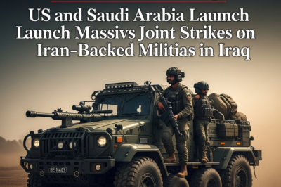 Middle East Tensions Explode: US and Saudi Arabia Launch Massive Joint Strikes on Iran-Backed Militias in Iraq