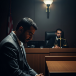 Courtroom sketch of Hadi Matar during his conviction for the 2022 stabbing of author Salman Rushdie at the Chautauqua Institution.