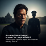 Former Pakistani Prime Minister Imran Khan behind bars during a high-profile court hearing amidst military tensions